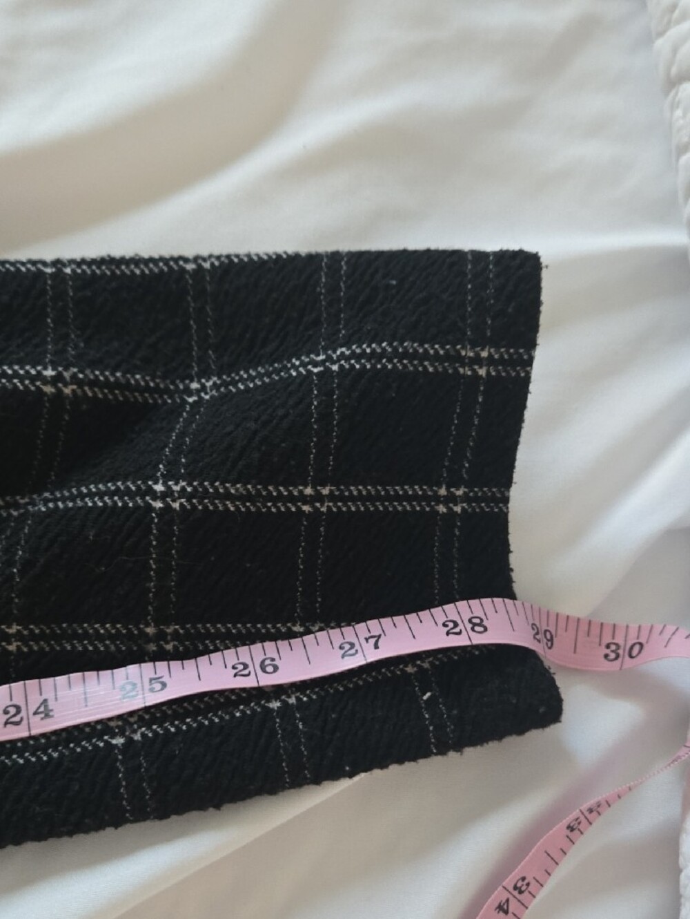 LuLaRoe Black Plaid High-Waist Leggings - Picture 9 of 10